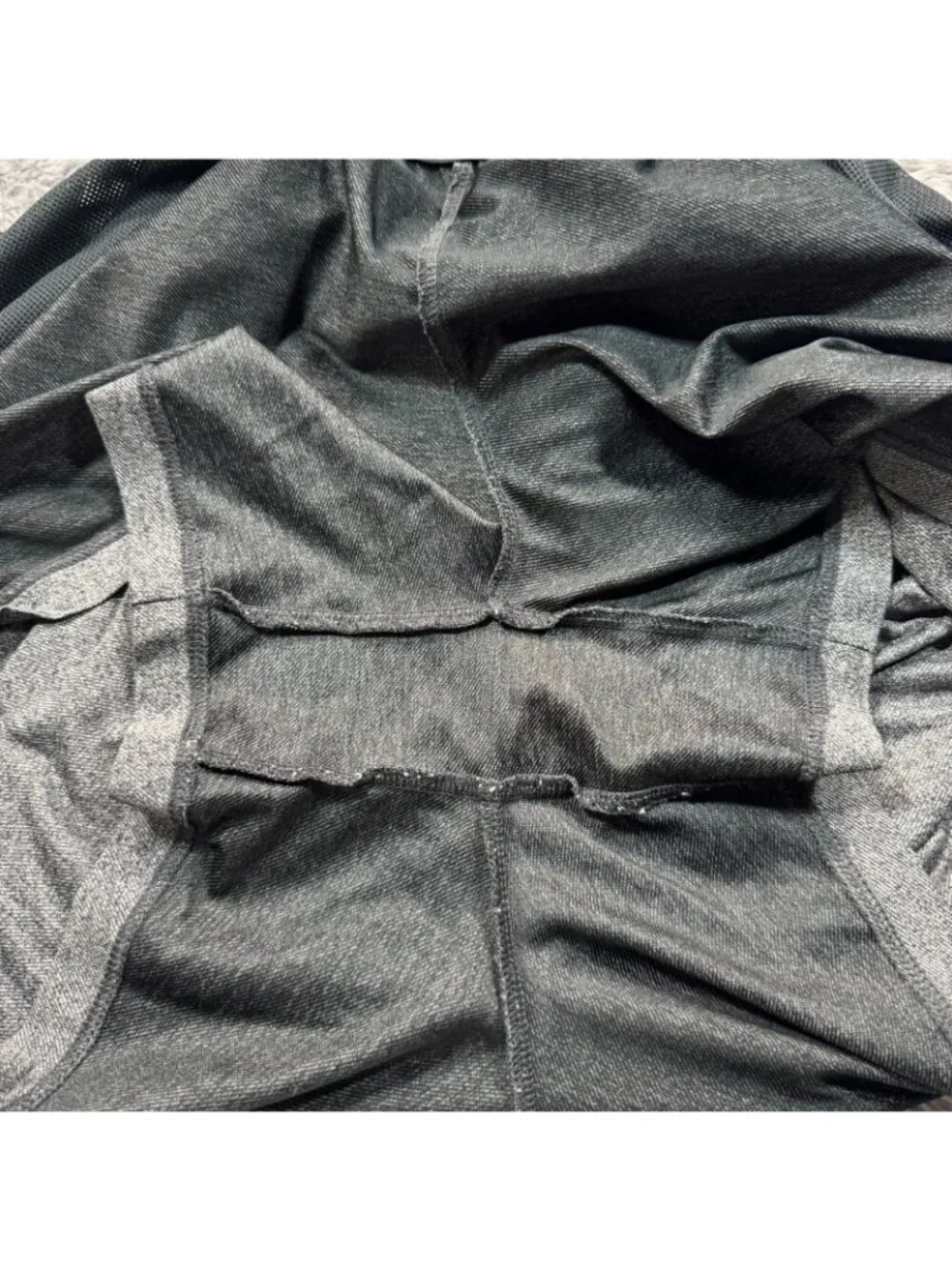 Nike Dri-FIT Attack Shorts Womens S Gray Polyester Athletic Running Gym Training